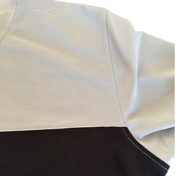 Pebble Beach Dry-Luxe Performance Polo XL Grey/Black Golf - Picture 5 of 5